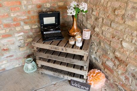 Rustic details at barmbyfield barn wedding DIY