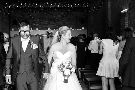 Ceremony at Barmbyfield Barn Wedding