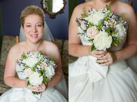 Bride Preparation for Barmbyfield Barn Wedding portrait