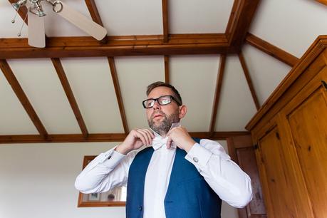 Groom Preparation for Barmbyfield Barn Wedding