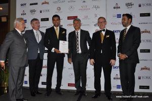 Pratik Angre Receives his Award