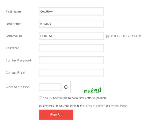 How to Create Free Business Email with ZohoMail in 5 minutes : eAskme How to Create Free Business Email with ZohoMail in 5 minutes : eAskme