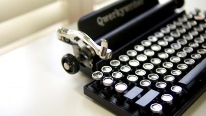 QWERKY retro keyboard and Tablet docking station design