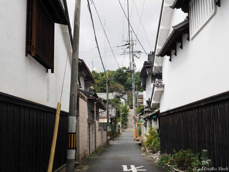 美しい町家が続く城下町,津山のまちなみ/ Tsuyama, old trophy merchants’ residences remain. copyrightfullPA040027