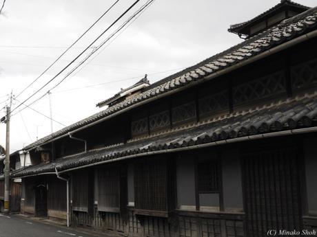 美しい町家が続く城下町,津山のまちなみ/ Tsuyama, old trophy merchants’ residences remain. copyrightfullPA040035