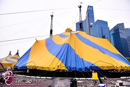 The BIG TOP Is All Ready For Cirque Du Soleil's TOTEM In Singapore