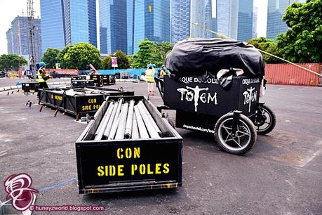 The BIG TOP Is All Ready For Cirque Du Soleil's TOTEM In Singapore