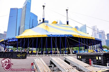 The BIG TOP Is All Ready For Cirque Du Soleil's TOTEM In Singapore
