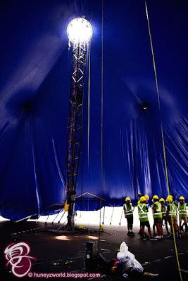 The BIG TOP Is All Ready For Cirque Du Soleil's TOTEM In Singapore