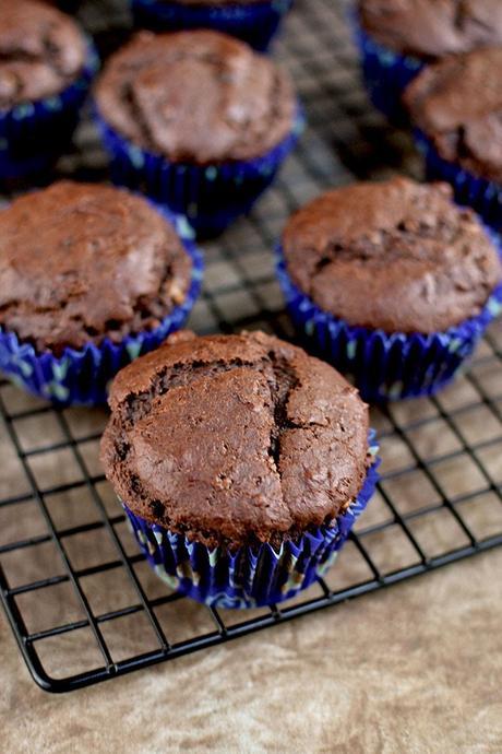 Chocolate Muffins with Malted Milk Powder
