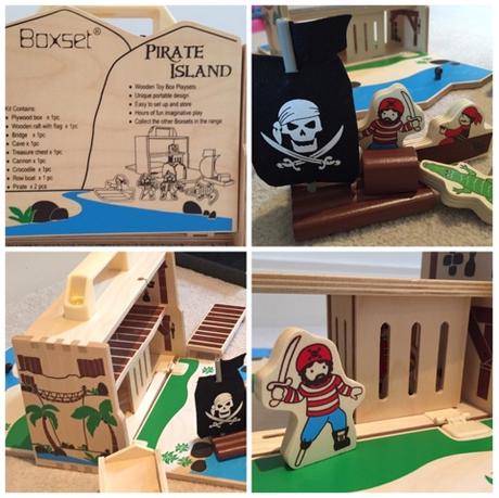 Set Sail with the Cadson Wood Play Pirate Island Playset