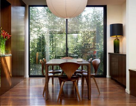 Midcentury dining room with Cherner Chairs 