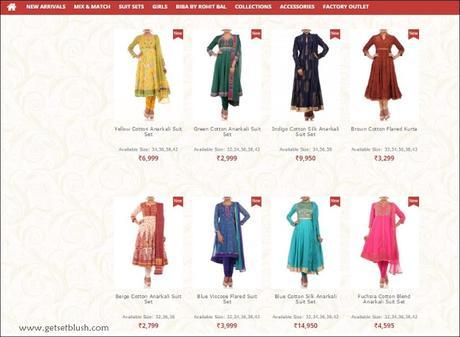 Anarkali Collection from Biba