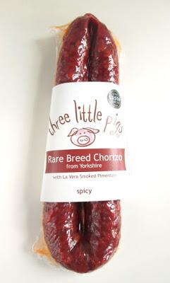 Review: Three Little Pigs Rare Breed Chorizo from Yorkshire