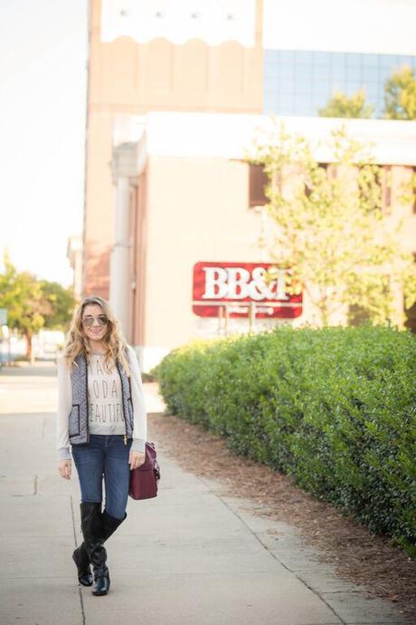 casual chic fall outfit. 