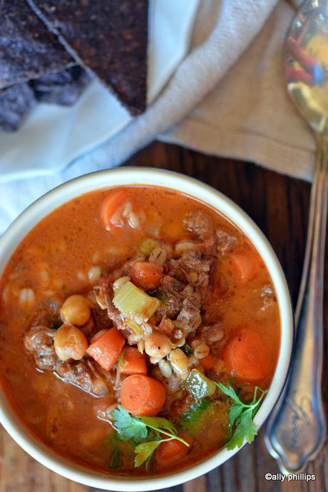 beef barley mushroom soup