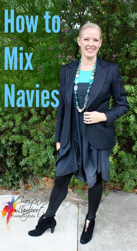 how to mix navies and which shoe color to wear with navy pants
