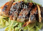 Grilled Chicken with Broccoli Pesto Pasta