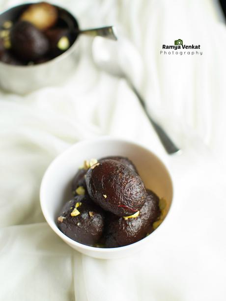 kala jamun using gulab jamun mix - easy diwali recipes