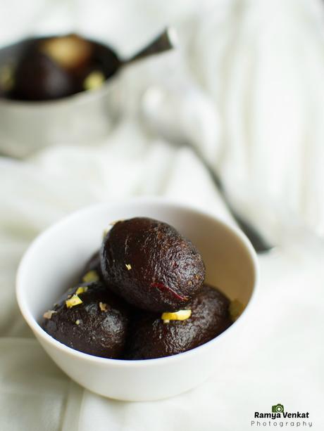 kala jamun using gulab jamun mix - easy diwali recipes