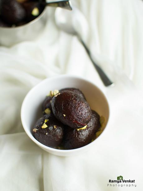 kala jamun using gulab jamun mix - easy diwali recipes