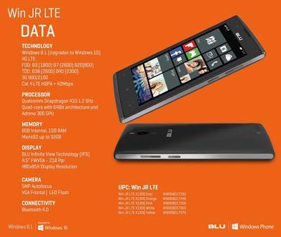 BLU Products Launch Win JR LTE And Win HD LTE In Unlocked Mobile Devices