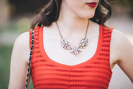 Glam Red Dress