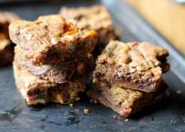 Browned Butter Caramel Pecan Chocolate Chip Blondies