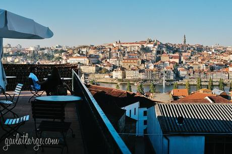 view of Porto from Taylor’s Port Cellars in Vila Nova de Gaia