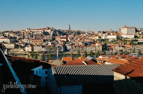 view of Porto from Taylor’s Port Cellars in Vila Nova de Gaia