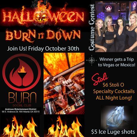 Burn Social Club Brings this Heat this Halloween in Atlanta