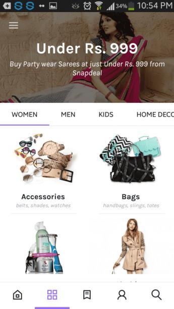 Baggout versus Voonik Shopping App