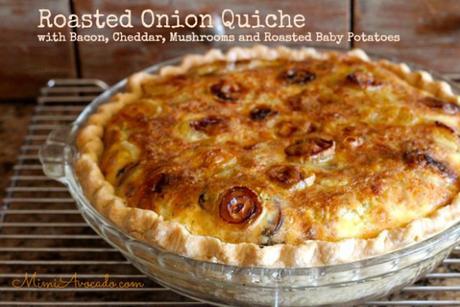 Roasted Onion Quiche