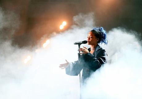 Rihanna Performs At CBS RADIOs Third Annual We Can Survive
