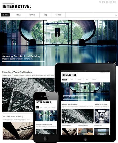 Interactive WordPress Theme