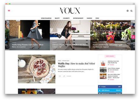 The Voux WordPress Theme