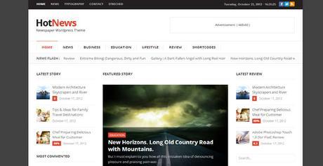 Hotnews WordPress Theme