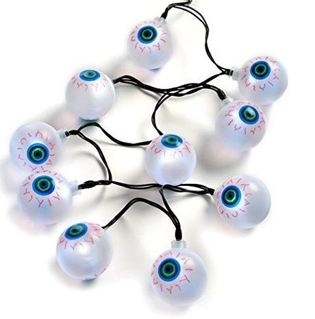 Eye Ball Halloween String Lights
