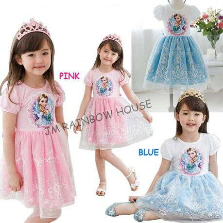 Dress Frozen Untuk Anak Terbaru