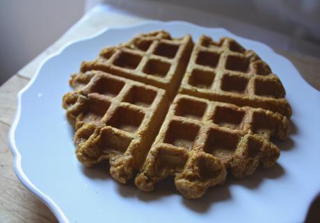 Pumpkin Spelt Waffles