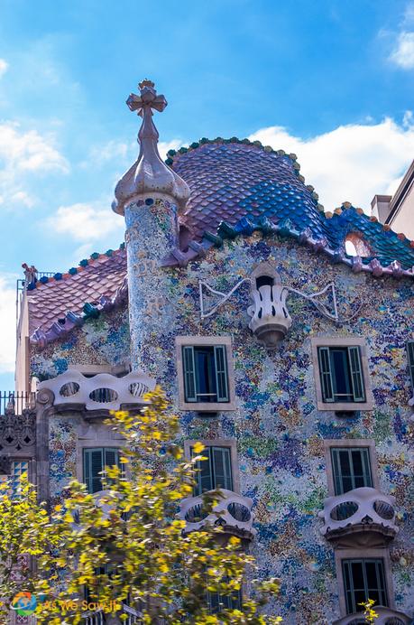 Casa Batllo is one of the most famous Gaudi-designed buildings in Barcelona.