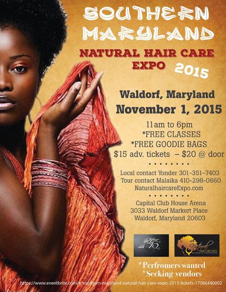 Event Alert: Southern Maryland #NaturalHair Care Expo (Waldorf, MD)