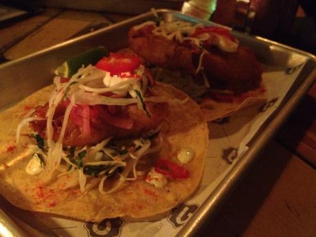 Barrio Soho new Menu - Fish tacos