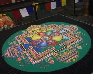 Tibetan Buddhist sand mandala, Registration Hall, Salt Palace Convention Center
