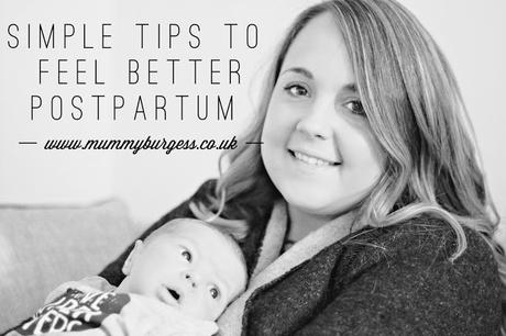 Simple tips to feel better postpartum