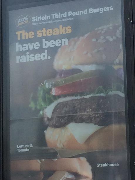 McDonald's raises THE STEAKS GET IT?