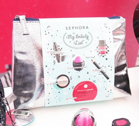 SEPHORA Holiday (Christmas) Showcase Event my beauty list gift pack