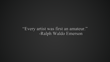 Moments of Inspiration: Every professional artist was first an amateur, and every story has a beginning.