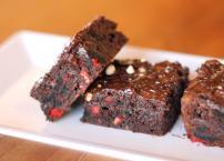 Peppermint Oreo Fudge Brownies