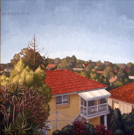 The suburbs (oil on linen) © Samantha Groenestyn